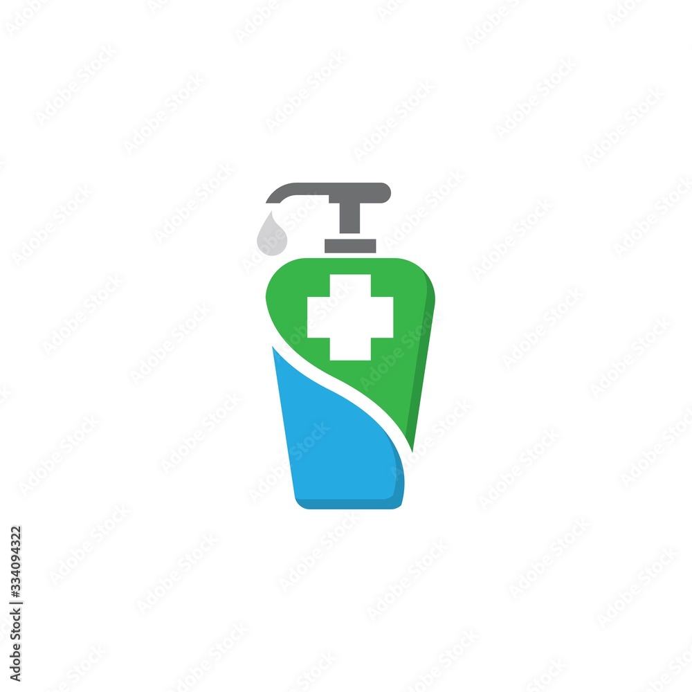 Fototapeta premium Hand sanitizer icon
