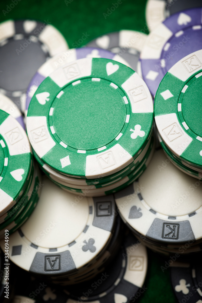 Naklejka premium Casino gambling view
