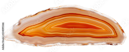 Beautiful natural agate in great orange color for interior work.