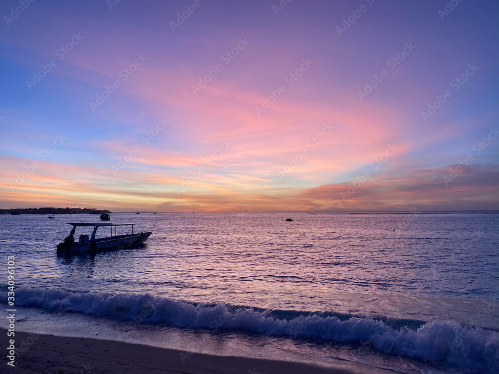 No Filter Sunset Bali Nusa Lemongan