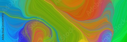 liquid colorful curves design with olive drab, coffee and dodger blue colors