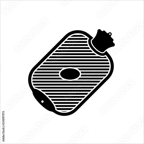 Hot Water Bottle Icon, Hot Water Bottle With Stopper Icon