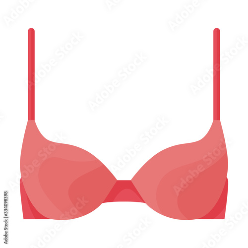 Bra vector icon.Cartoon vector icon isolated on white background bra.