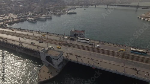 Galata Bridge Drone