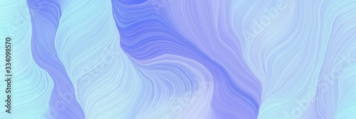 motion colorful curves header design with light blue, light pastel purple and corn flower blue colors © Eigens
