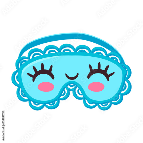 Sleep mask vector icon.Cartoon vector icon isolated on white background sleep mask.