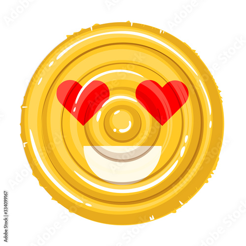 Inflatable mattress vector icon.Cartoon vector icon isolated on white background inflatable mattress.