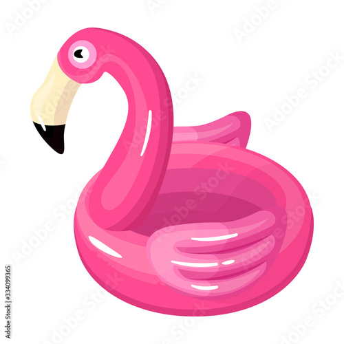 Inflatable mattress vector icon.Cartoon vector icon isolated on white background inflatable mattress.