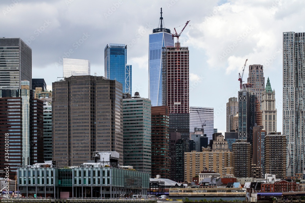 Obraz Beautiful view of New York city skyline at daytime, USA