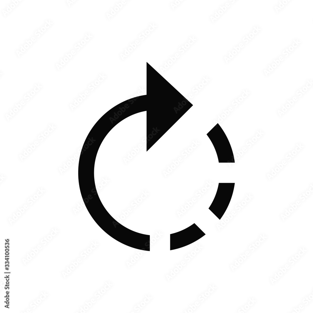 vector illustration of reload icon vector illustration of reload icon