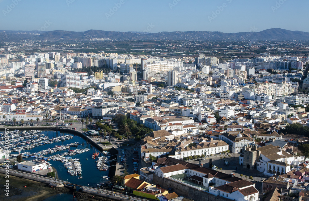 Hstoric Docks at Faro - Aerial View