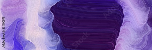 futuristic colorful curves style with very dark violet, light pastel purple and medium purple colors