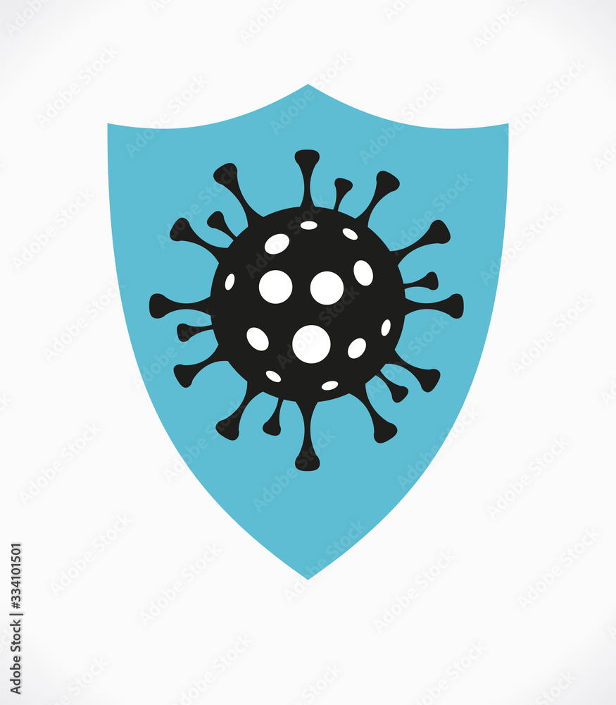 Shield Virus, Modern medical WEB BANER. Coronavirus background. Virus Cell Icon. Stop corona virus concepts. Shield Virus, Modern medical WEB BANER. Coronavirus background. Virus Cell Icon. Stop corona virus concepts.