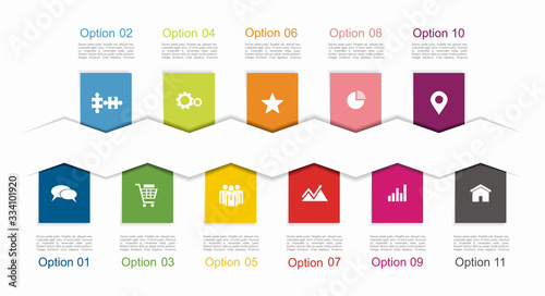 Infographic design template with place for your data. Vector illustration.