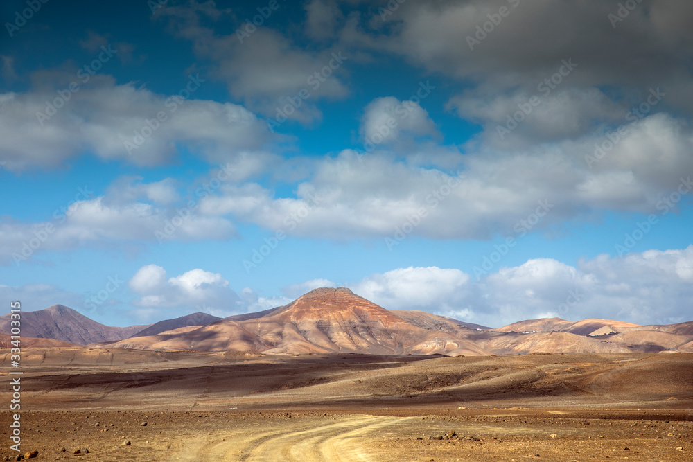 volcanic landscape Timanfaya National Park lanzaorte