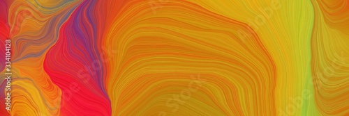 liquid colorful curves graphic with dark golden rod, crimson and golden rod colors
