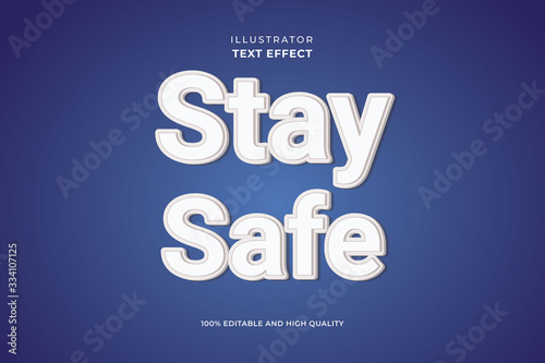 Stay home corona virus text design
