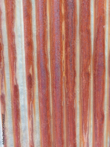 Zinc rusting through the air  rust
