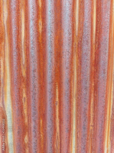 Zinc rusting through the air  rust