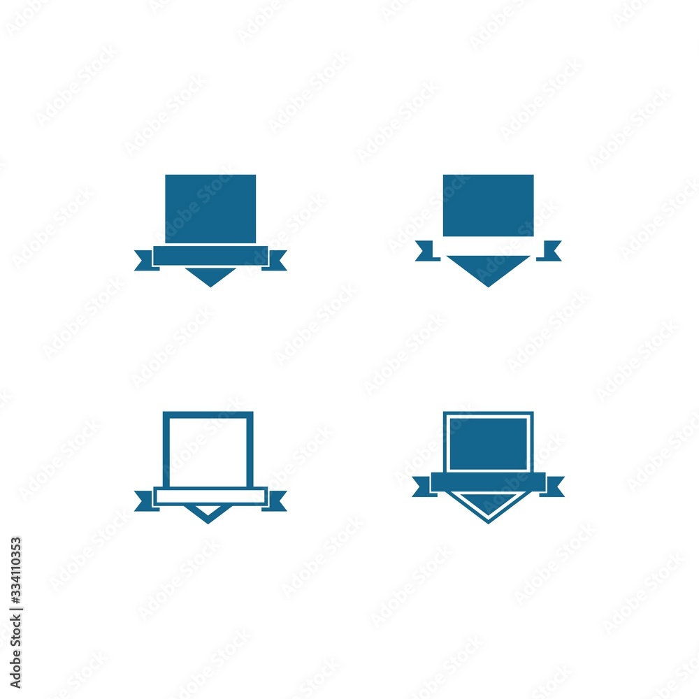 Banner logo template vector icon design Banner logo template vector icon design