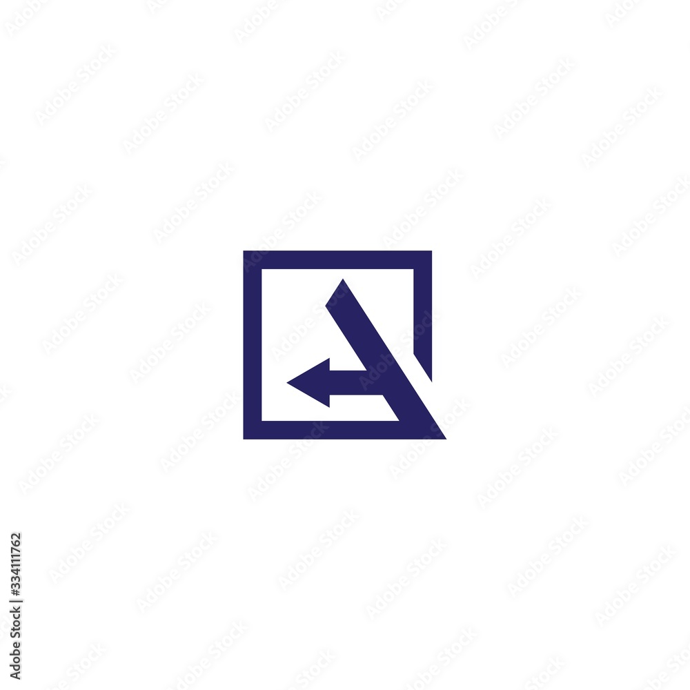 A Letter logo business template vector icon A Letter logo business template vector icon
