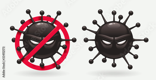 Coronavirus Molecule Vector Art