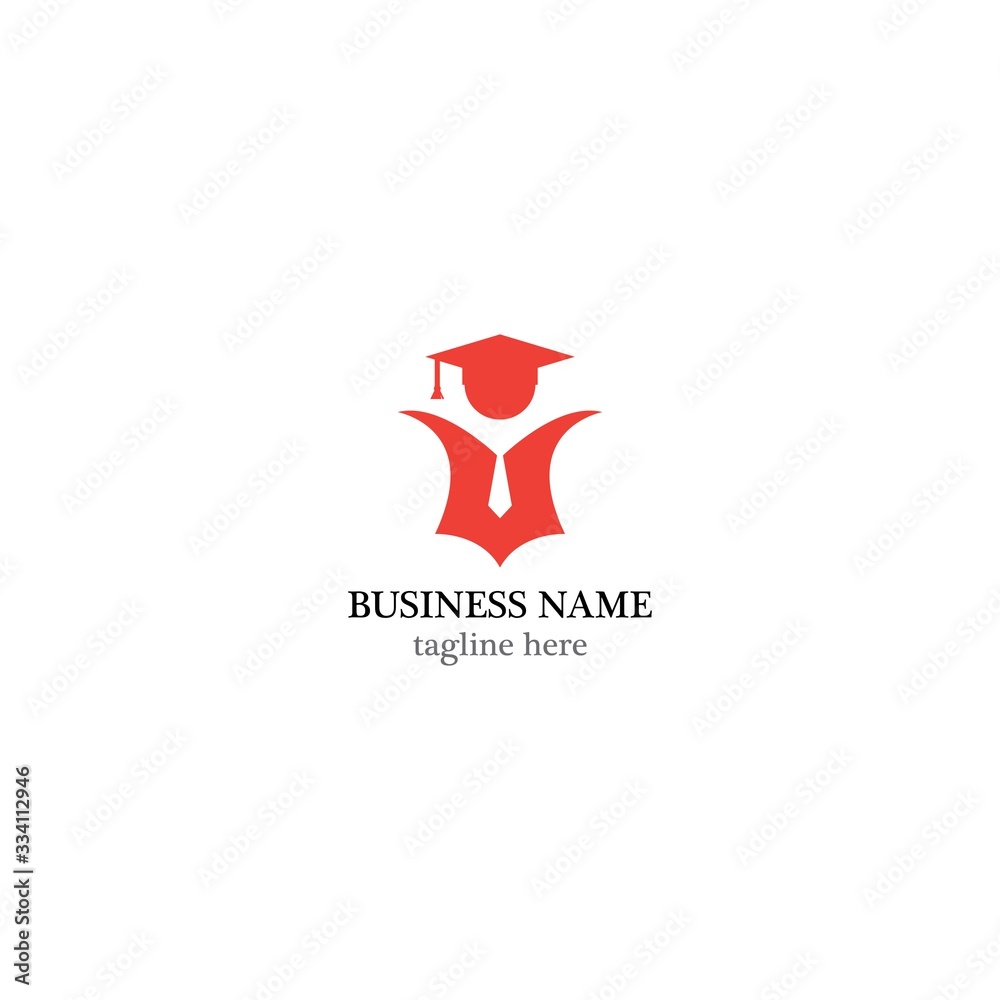 Education logo template vector icon design