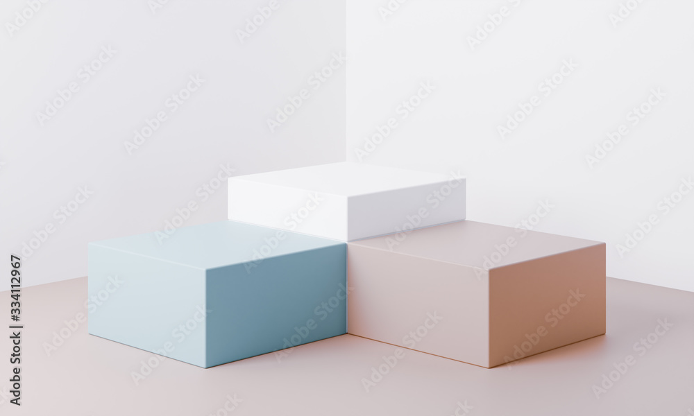 Clean product pedestal or podium, gold frame, memorial board, abstract minimal concept, blank space, clean design, luxury mockup. 3d render Clean product pedestal or podium, gold frame, memorial board, abstract minimal concept, blank space, clean design, luxury mockup. 3d render