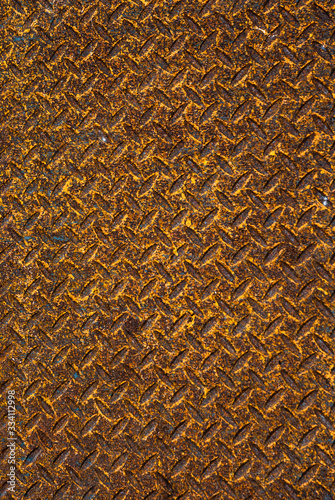 Rusted metal texture