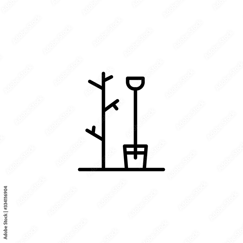 Plant vector icon. Garden icon. Vector illustration Plant vector icon. Garden icon. Vector illustration