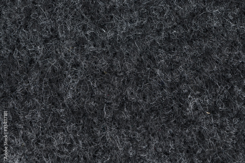 Black background based on natural felt texture