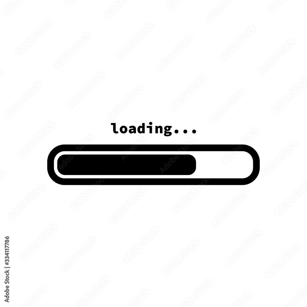Download sign. Load icon. Load system. Data load. Loading bar. Vector stock illustration. Download sign. Load icon. Load system. Data load. Loading bar. Vector stock illustration.