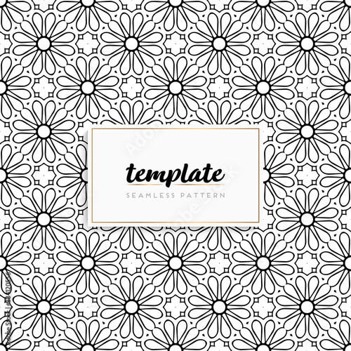 Colorful mandala seamless pattern vector