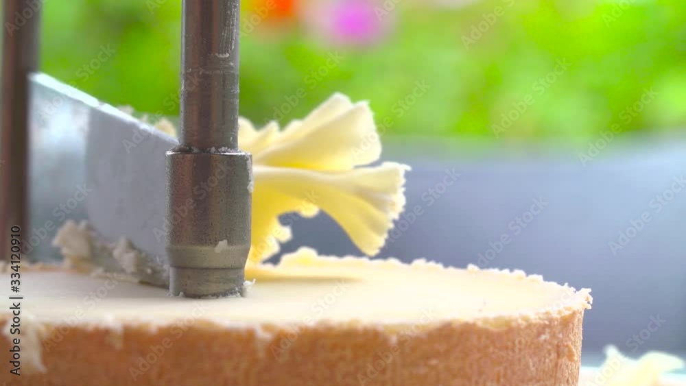 fleur de fromage en découpe