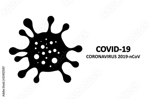 Novel Coronavirus (2019-nCoV). Virus Covid 19-NCP. Coronavirus nCoV denoted is single-stranded RNA virus.