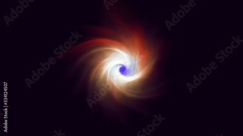 abstract illustration on black background