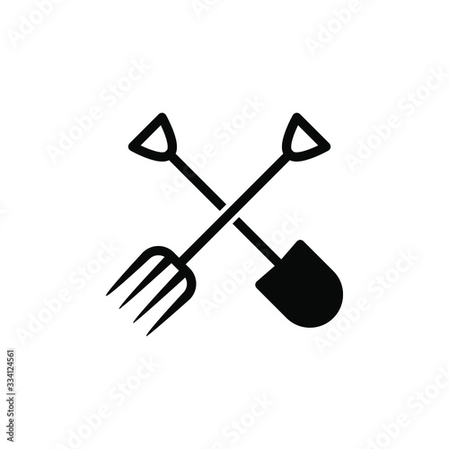 shovel and fork icon