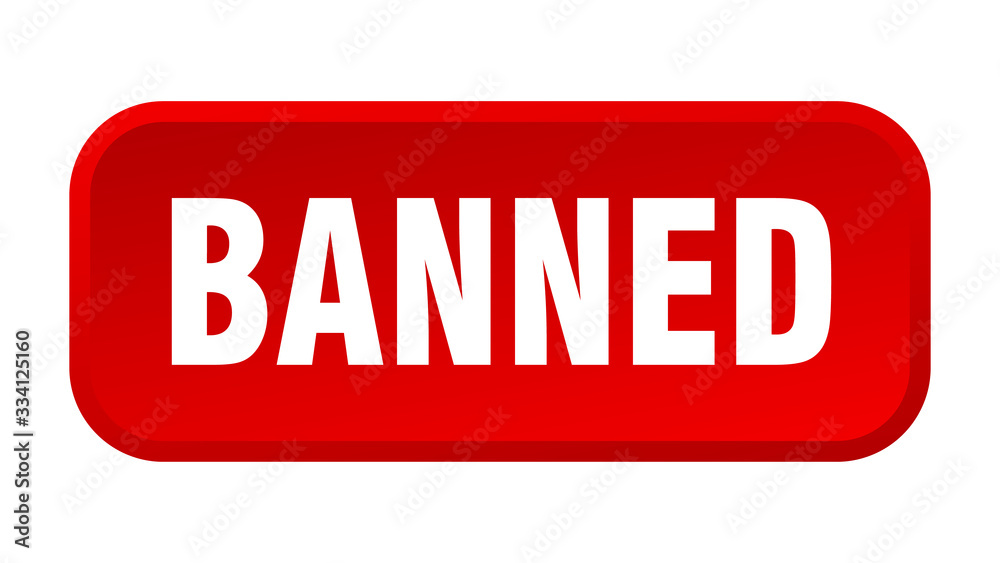 banned button. banned square 3d push button banned button. banned square 3d push button
