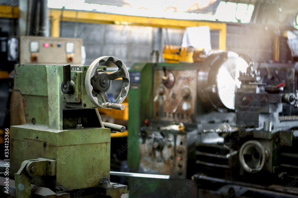 Equipment and mechanical device at factory, manufacturing plant in industrial site Equipment and mechanical device at factory, manufacturing plant in industrial site