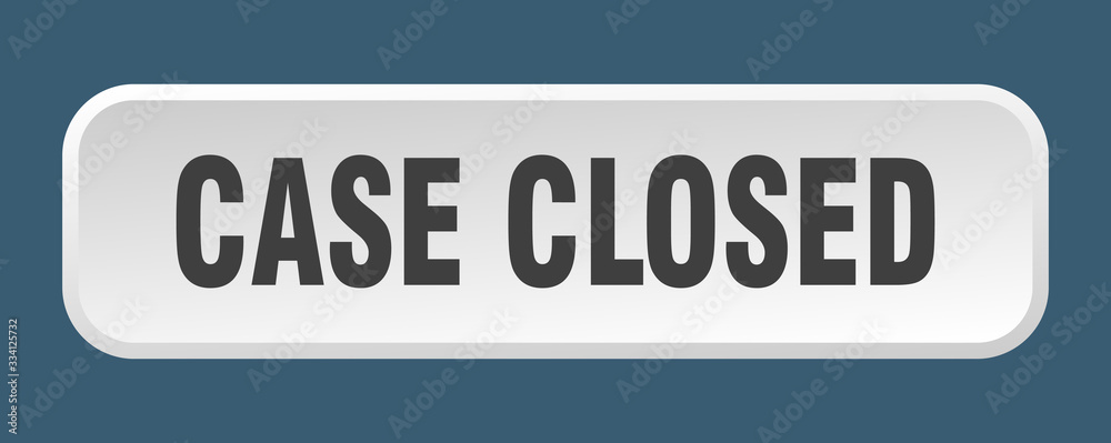 case closed button. case closed square 3d push button case closed button. case closed square 3d push button