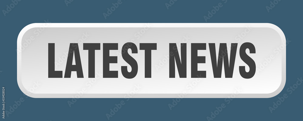 latest news button. latest news square 3d push button latest news button. latest news square 3d push button