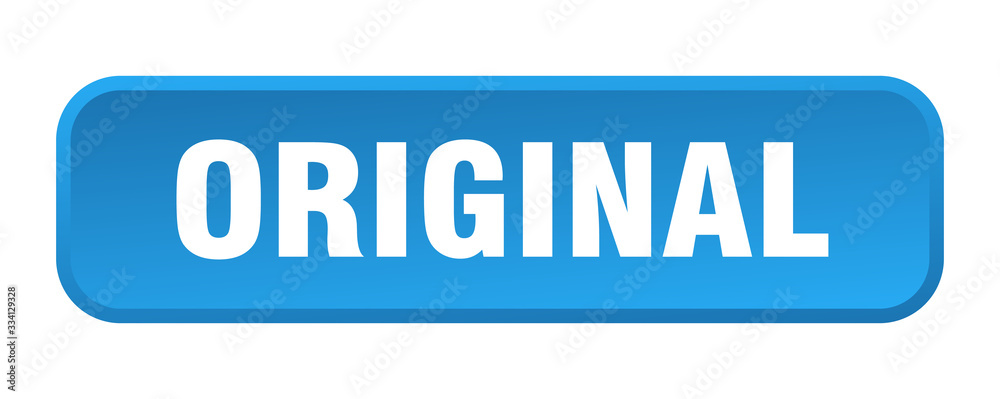 original button. original square 3d push button original button. original square 3d push button