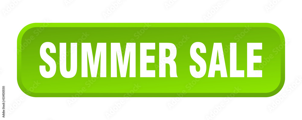 summer sale button. summer sale square 3d push button summer sale button. summer sale square 3d push button