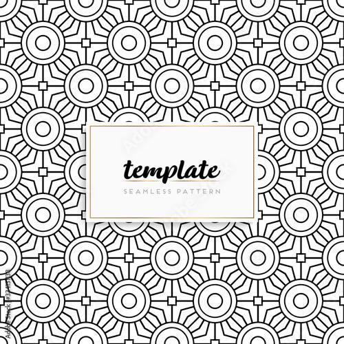 Colorful mandala seamless pattern vector