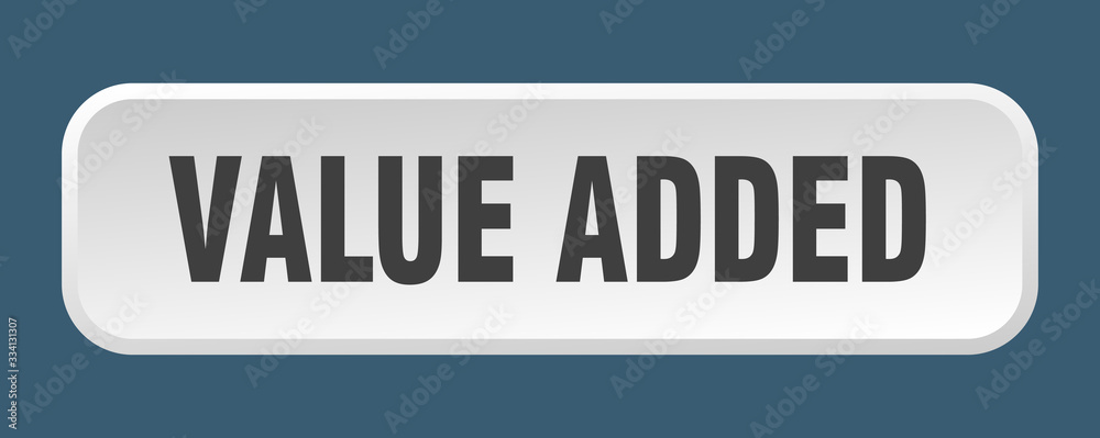 value added button. value added square 3d push button