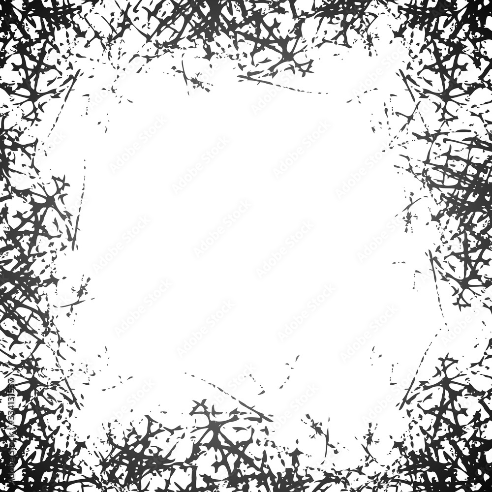 Abstract grunge background. Black scratches on white. Monochrome Texture and elements for design. Jpeg