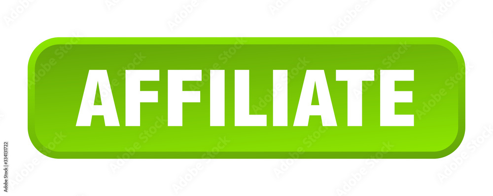 affiliate button. affiliate square 3d push button affiliate button. affiliate square 3d push button