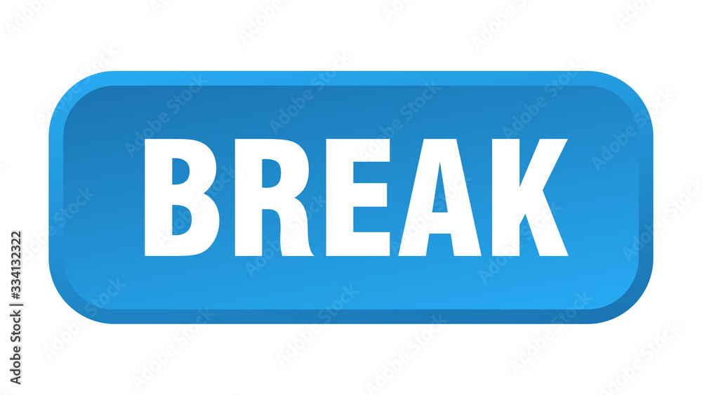 break button. break square 3d push button break button. break square 3d push button