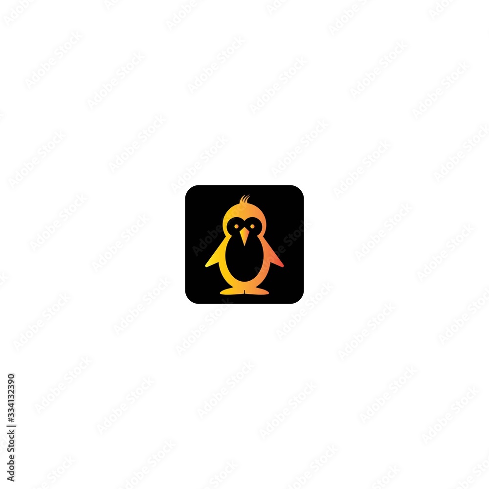 Penguin logo template vector icon design Penguin logo template vector icon design