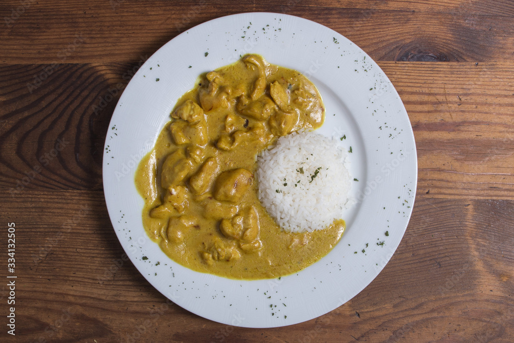 Chicken dansak curry Chicken dansak curry